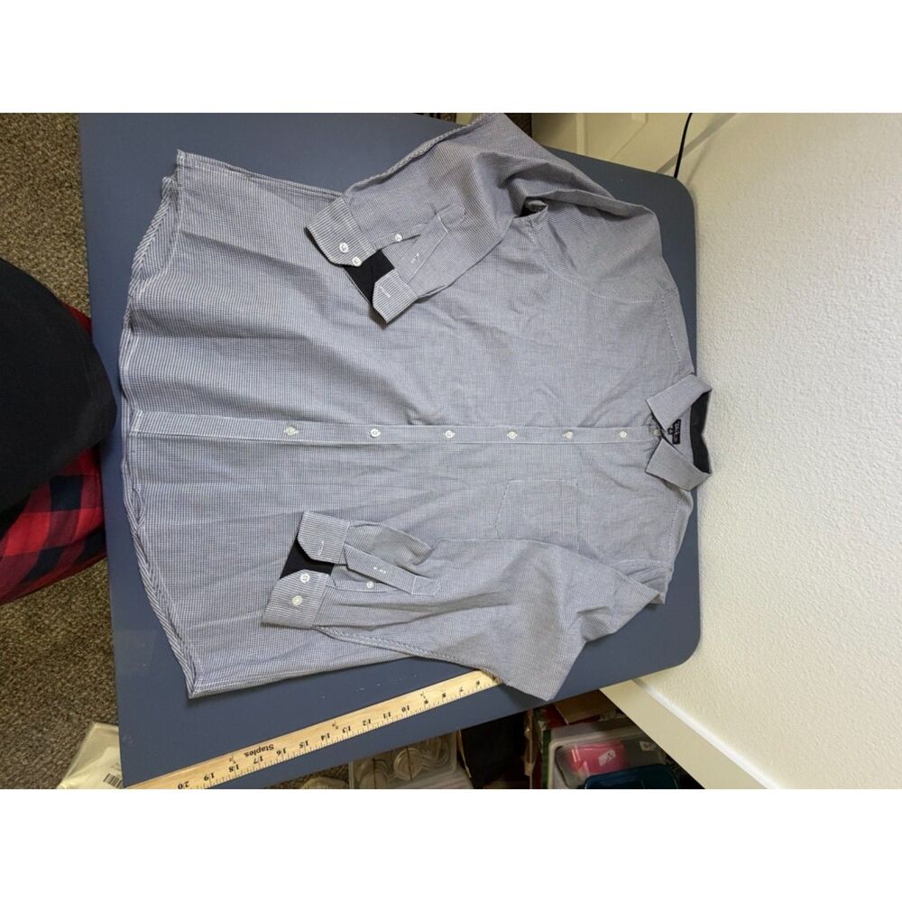 Galaxy navy/white XL dress shirt